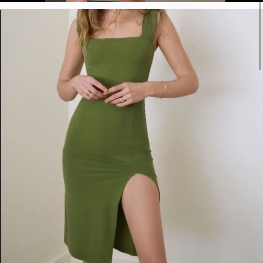 Reformation Cassi Dress | Green | NWT